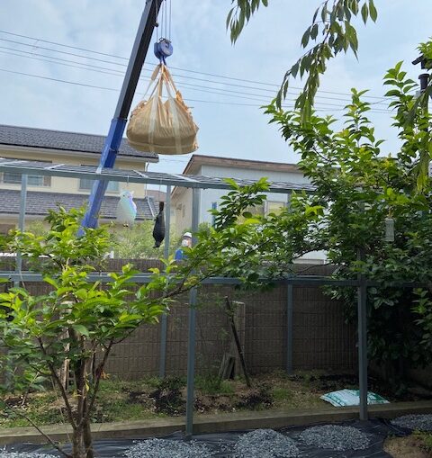 豊岡市　M様　化粧砂利